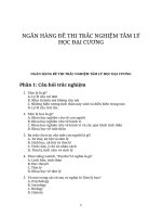 Bộ Ngân Hàng Đề Thi Trắc Nghiệm Môn Tâm Lý Học Đại Cương.pdf