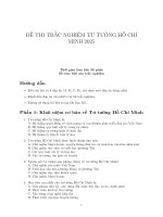 Đề Thi Trắc Nghiệm Môn Tư Tưởng Hcm (1).Pdf