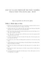 Phần Đáp Án Tâm Lý Học Ứng Dụng.pdf