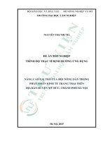 Nâng cao vai trò của hội nông dân trong phát triển kinh tế trang trại trên Địa bàn huyện mỹ Đức, thành phố hà nội