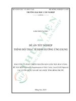 Bảo tồn và phát triển nguồn gen loài trà hoa vàng bù gia mập (camellia bugiamapensis orel, curry, luu & q d nguyen) tại vườn quốc gia bù gia mập, tỉnh bình phước