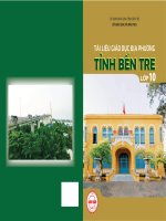 TÀI LIỆU GIÁO DỤC ĐỊA PHƯƠNG 10 - TỈNH BẾN TRE