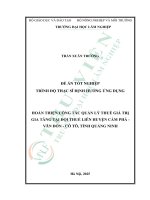 Hoàn thiện công tác quản lý thuế giá trị gia tăng tại Đội thuế liên huyện cẩm phả   vân Đồn, tỉnh quảng ninh
