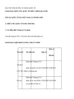 Bài tập tình huống tư pháp quốc tế