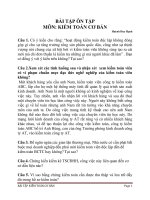 IUH | Bài tập Kiểm toán cơ bản chọn lọc (Có đáp án)