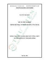 Nâng cao chất lượng Đội ngũ công chức ngành kiểm sát tỉnh hòa bình