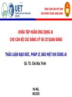 Vnu uet ung dung ai vptwđ Đạo Đức, pháp lý & bảo mật khi dùng ai