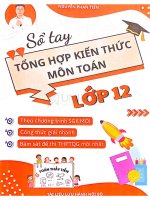 Sổ tay tổng hợp kiến thức môn toán lớp 12 (THẦY NGUYỄN PHAN TIẾN)