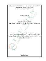 Hoàn thiện công tác thực thi chính sách an sinh xã hội trên Địa bàn huyện hàm thuận nam, tỉnh bình thuận