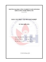IUH | Báo cáo thực tập | Kỹ thuật phần mềm