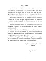 Nghiên cứu phân cấp Đầu nguồn lưu vực bà hào, huyện vĩnh cửu, tỉnh Đồng nai