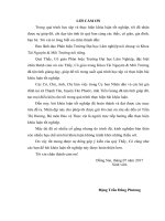 Khảo sát và cải tiến quy trình phòng trừ bệnh tổng hợp trên cây tràm (malaleuca leucadendra l ) tại xã thạnh tân, huyện tân phước tỉnh tiền giang