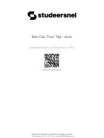 Báo cáo thực tập tin học đại dương