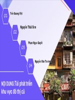 Nhom 16 tai phat trien khu vuc do thi cu