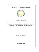 Đánh giá hiệu quả can thiệp giáo dục sức khỏe về nhận thức ung thư vú và thực hành tự khám vú của phụ nữ nhằm phát hiện sớm các tổn thương Ở vú tại tỉnh hải dương