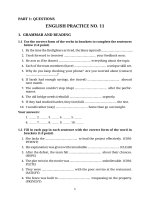 Đề thi hsg 9 tiếng anh số 11