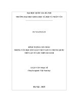 Hình tượng con trâu trong văn học dân gian việt nam và trung quốc tiếp cận từ góc nhìn so sánh