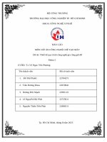 IUH | BÁO CÁO ĐỒ ÁN CÔNG NGHỆ CHẾ TẠO MÁY | Đề tài: Thiết kế quy trình công nghệ gia công gối đỡ