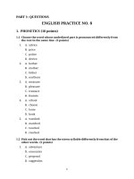 Đề thi hsg 9 tiếng anh số 8