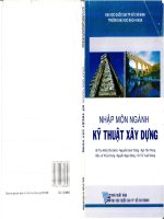 Giáo trình Nhập môn ngành kỹ thuật xây dựng