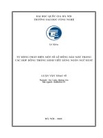 00050014149 tự Động phát hiện một số lỗ hổng bảo mật trong các hợp Đồng thông minh viết bằng ngôn ngữ rust