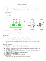 Lý thuyết MẠCH TÍCH HỢP VÀ CÔNG NGHỆ + Đề thi