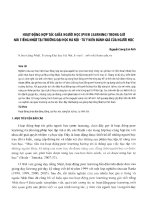 Ky 20220627093837 hoạt Động hợp tác giữa người học (peer learning) trong giờ nói tiếng nhật tại trường Đại học hà nội – từ Ý kiến Đánh giá của người học