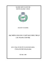 00050014110 Đặc Điểm lâm sàng và Đánh giá kết quả phẫu thuật lác ngang cảm thụ