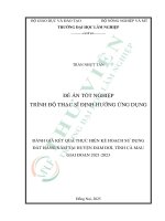 Đánh giá kết quả thực hiện kế hoạch sử dụng Đất hằng năm tại huyện Đầm dơi, tỉnh cà mau giai Đoạn 2021 2023