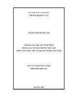 00050014099 Giới Hạn Của Việc Xét Xử Sơ Thẩm Trong Luật Tố Tụng Hình Sự Việt Nam (Trên Cơ Sở Thực Tiễn Tại Địa Bàn Tỉnh Quảng Ninh).Pdf