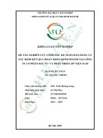 Nghiên cứu công tác kế toán bán hàng và xác Định kết quả hoạt Động kinh doanh tại công ty cổ phần Đầu tư và phát triển 247 việt nam