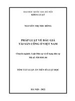 00050012270 tt pháp luật về Đấu giá tài sản công Ở việt nam