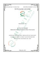 Đánh giá tình hình thực hiện quyền sử dụng Đất của hộ gia Đình, cá nhân tại huyện Đầm dơi tỉnh cà mau giai Đoạn 2021 2023