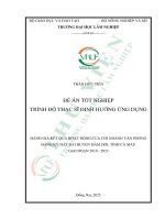Đánh giá kết quả hoạt Động của chi nhánh văn phòng Đăng ký Đất Đai huyện Đầm dơi, tỉnh cà mau giai Đoạn 2019 2023