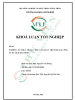 Nghiên cứu thực trạng công tác quản trị tour tại công ty du lịch Đào hồng