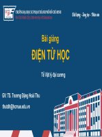 HCMUE | Giáo trình | ĐIỆN TỪ HỌC