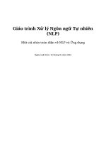 Tài liệu về xử lý ngôn ngữ tự nhiên