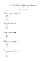 Đề thi n3 jlpt   bộ Đề thi từ vựng và kanji số 5