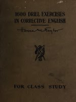 1600 drill exercises