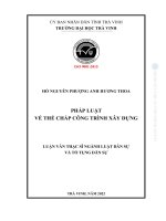 Pháp luật về thế chấp công trình xây dựng (tóm tắt)