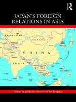 James d j  brown   japan’s foreign relations in asia (2017, routledge)