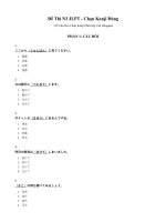 Đề thi n3 jlpt   bộ Đề thi từ vựng và kanji số 4