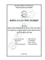 Nghiên cứu công tác kế toán tiền lương và các khoản trích theo lương tại công ty tnhh daehan global thanh hóa, thanh hóa