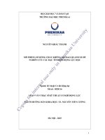 Mô phỏng số dòng chảy không khí bao quanh xe Để nghiên cứu các Đặc tính khí Động lực học