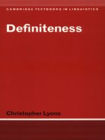 Lyons definiteless
