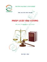 Bài giảng pháp luật Đại cương