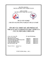 IUH | Đồ án tốt nghiệp | Thiết kế, mô phỏng kỹ thuật (CAE) và khảo sát đặc tính của cơ cấu BISTABLE ORIGAMI