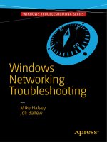 Windows networking troubleshooting