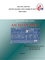 IUH | Giáo trình | An toàn điện