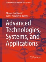 Advanced technologies, systems, and applications